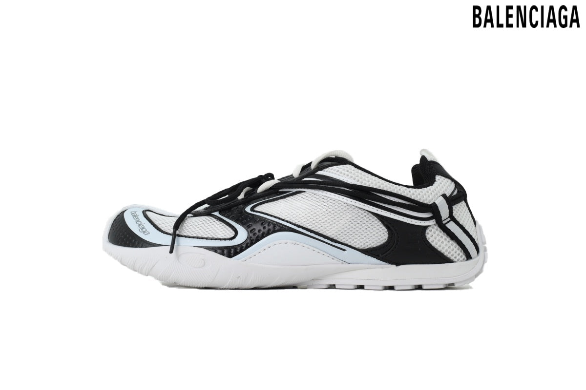 Balenciaga Drive men's shoes  women sneakers – White & Black