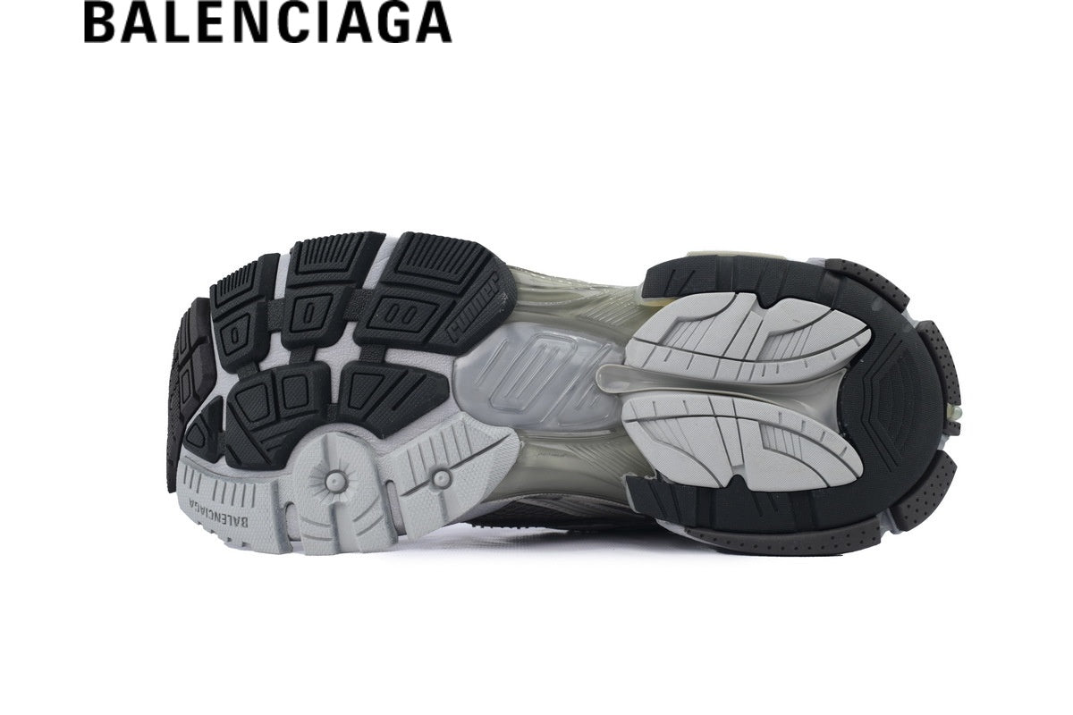 Balenciaga Runner men's shoes  women sneakers Grey White
