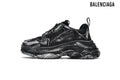 Balenciaga Triple S men's shoes  women sneakers Clear Sole Sneaker Cream Off White