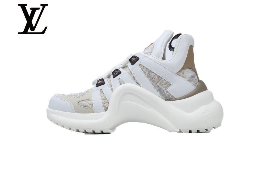 Louis Vuitton shoes for man  women Archlight Sneakers - White and Beige