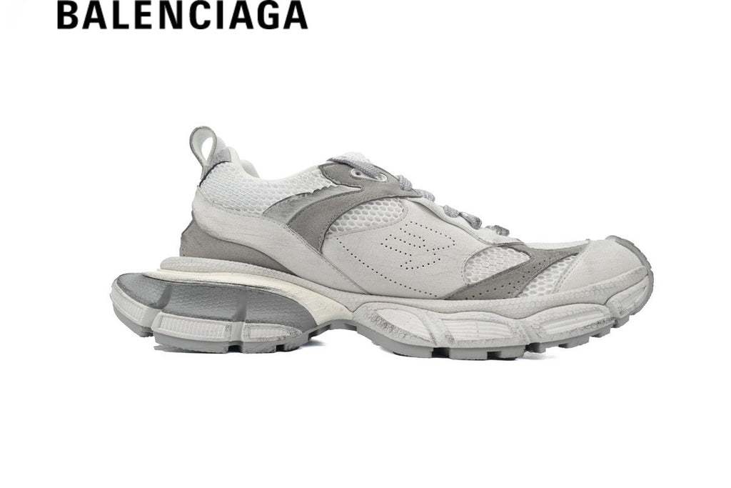 Balenciaga Hiking men's shoes  women sneakers in White and Grey