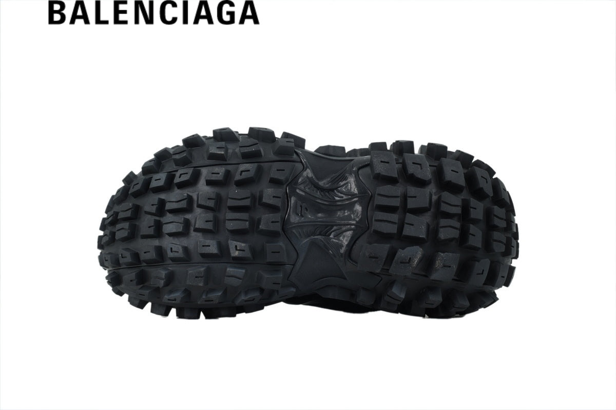 Balenciaga Defender men's shoes  women sneakers Black