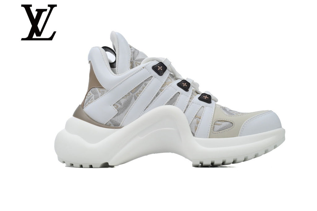 Louis Vuitton shoes for man  women Archlight Sneakers - White and Beige
