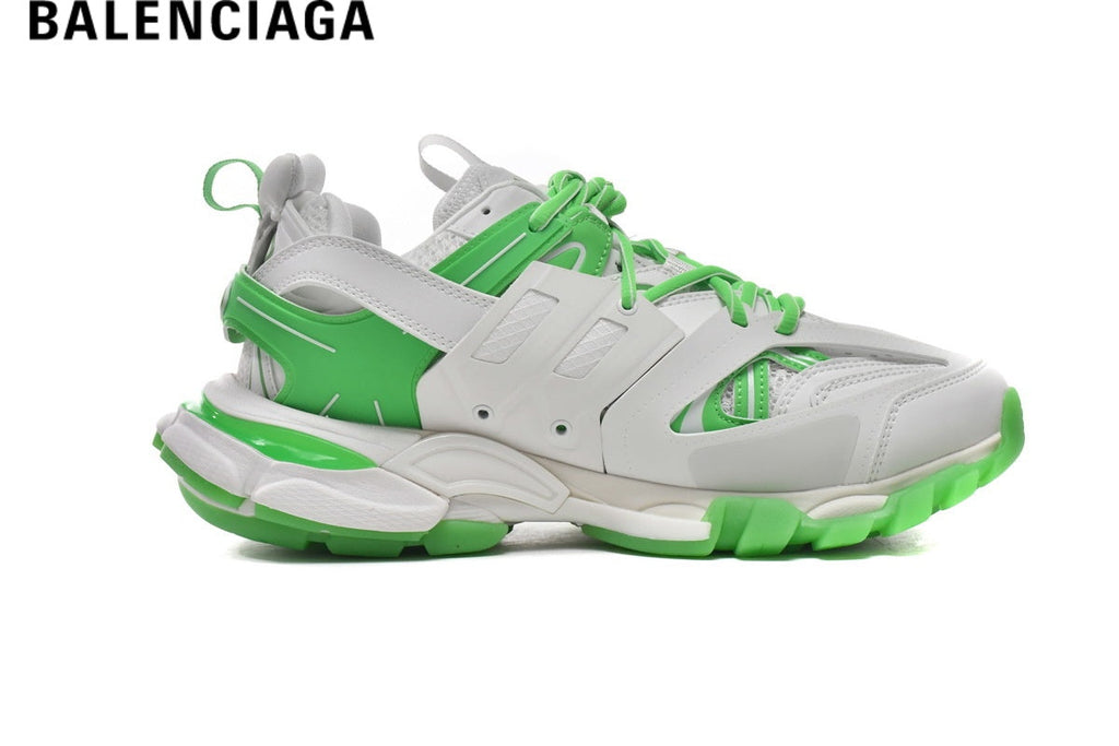 Balenciaga Track men's shoes  women sneakers - White & Green