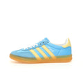 Adidas Originals Gazelle Indoor – Light Blue / Yellow Gum Suede Low-Top Sneakers