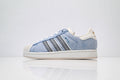 adidas Originals Superstar – Light Blue Suede Upper with Off-White Shell Toe