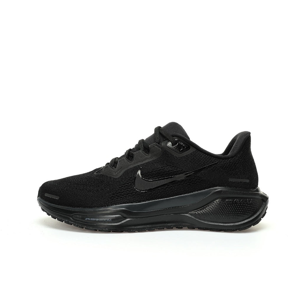 Nike Air Zoom Pegasus – All-Black Mesh Athletic Running Sneakers