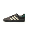 Adidas Originals Gazelle Indoor Dark Grey Black Cream Green Suede Sneaker