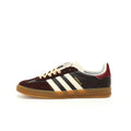 Adidas Originals Gazelle Indoor Dark Brown Off-White Burgundy Gum Suede Sneaker