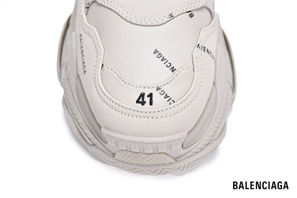 Balenciaga Triple S men's shoes  women sneakers – Grey Allover Logo