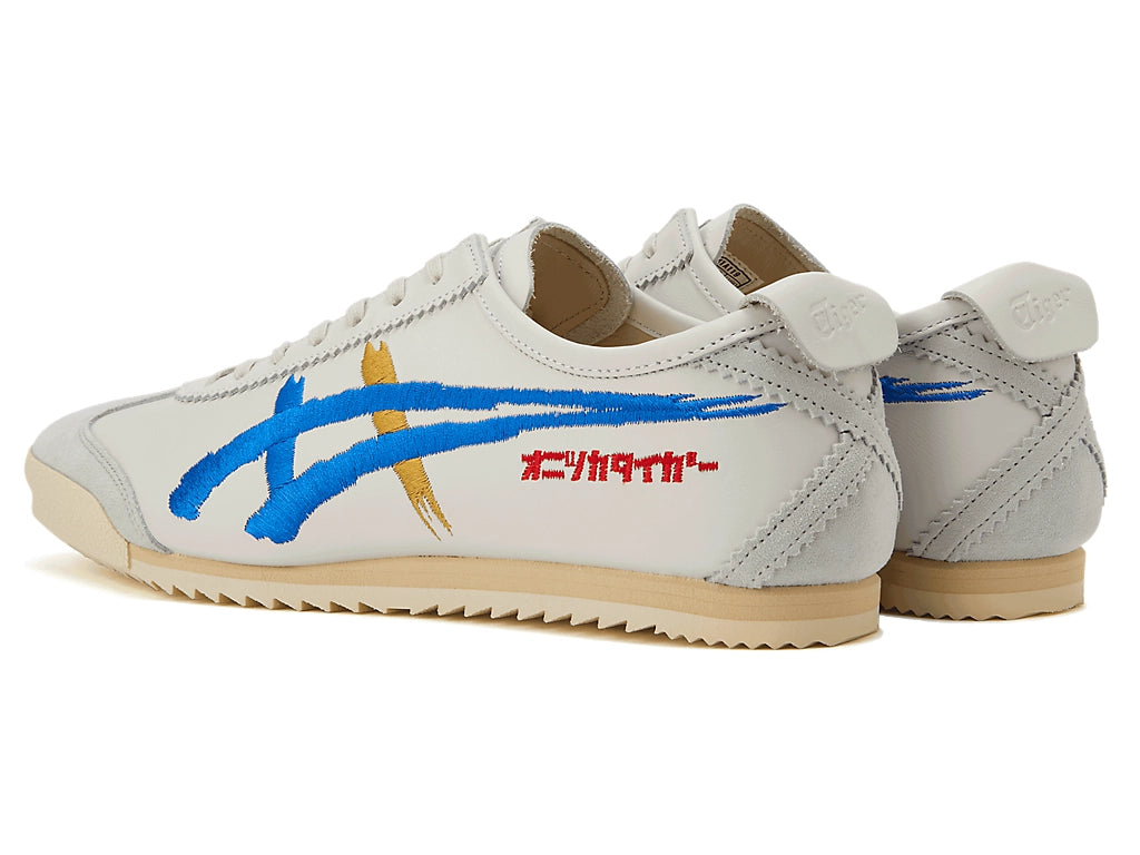 Onitsuka Tiger Mexico 66 Unisex Sneaker White Grey Blue Embroidery