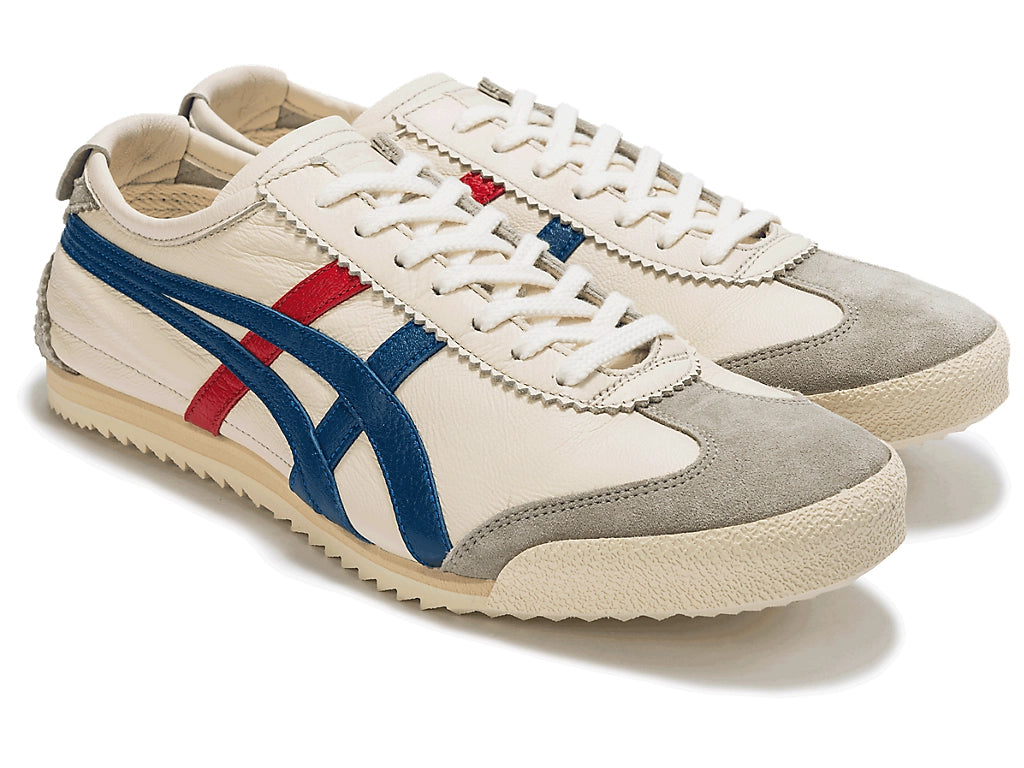 Onitsuka Tiger Mexico 66 Unisex Sneaker Cream Blue Red