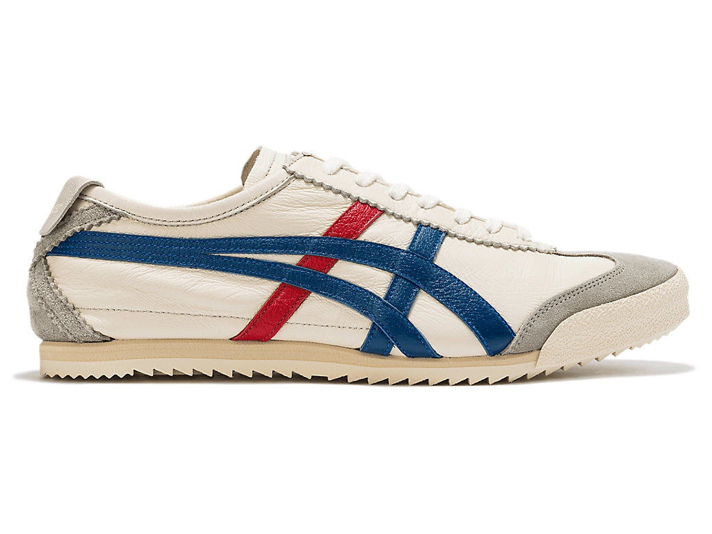 Onitsuka Tiger Mexico 66 Unisex Sneaker Cream Blue Red