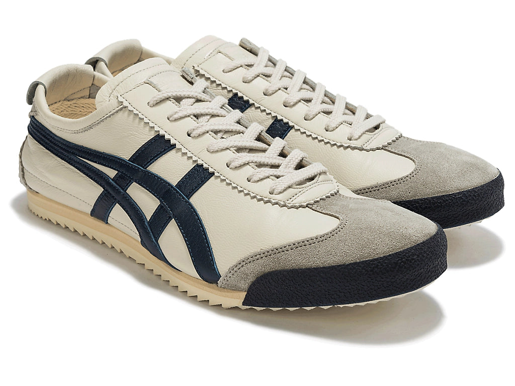Onitsuka Tiger Mexico 66 Unisex Sneaker Cream Navy Blue