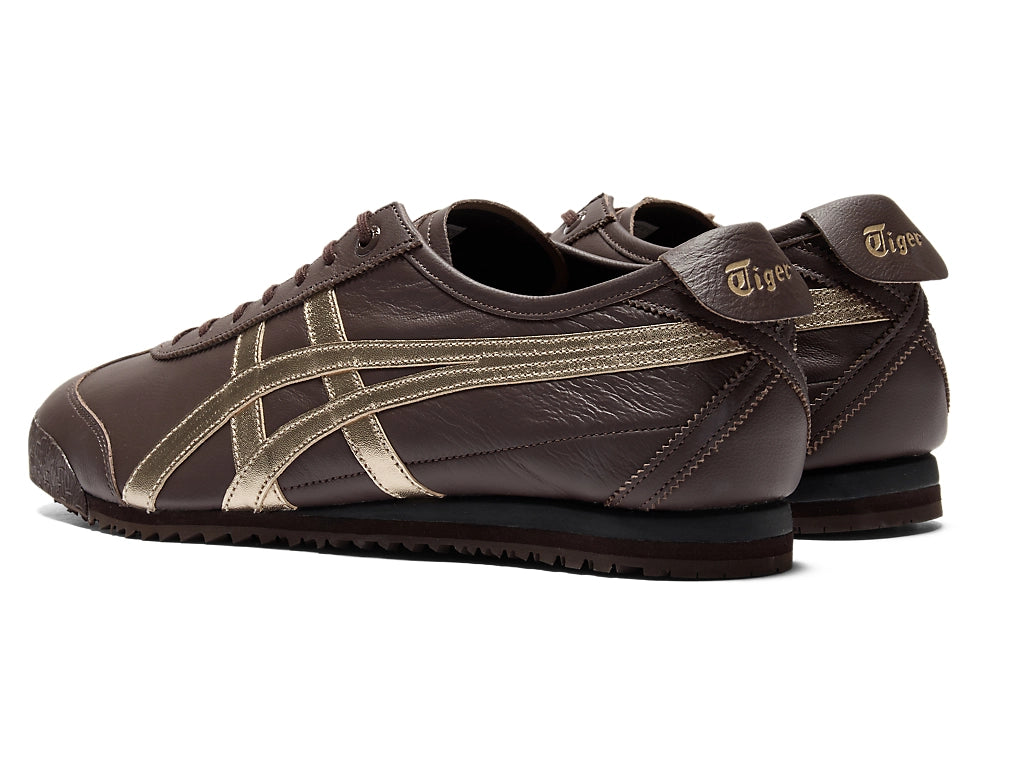 Onitsuka Tiger Mexico 66 Unisex Sneaker Dark Brown Gold