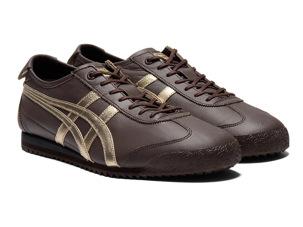Onitsuka Tiger Mexico 66 Unisex Sneaker Dark Brown Gold