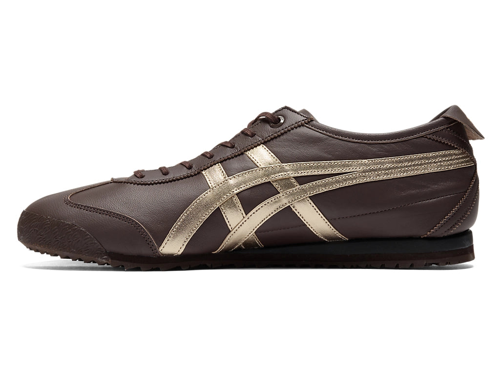 Onitsuka Tiger Mexico 66 Unisex Sneaker Dark Brown Gold