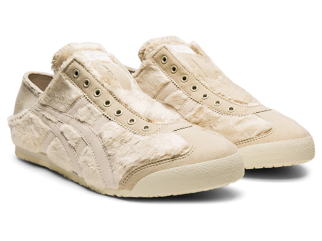 Onitsuka Tiger Mexico 66 Slip-On Unisex Sneaker Beige Furry