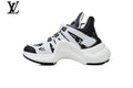 Louis Vuitton shoes for man  women Archlight Sneaker – White & Black Monogram
