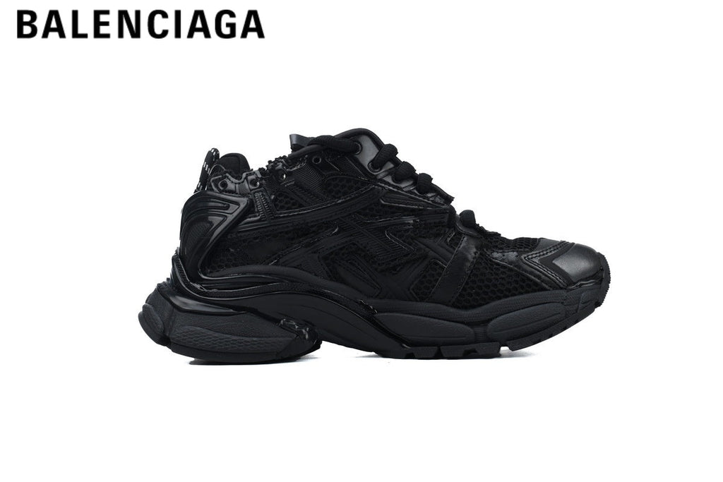 Balenciaga Runner men's shoes  women sneakers — Full Black