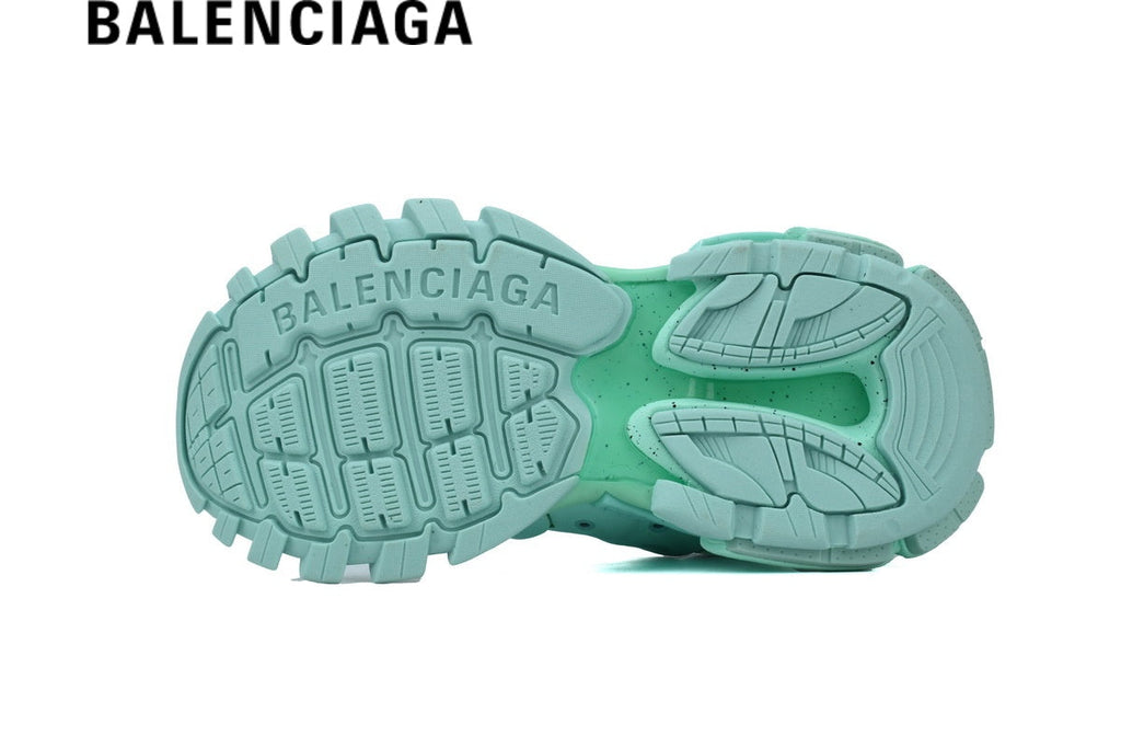 Balenciaga Track men's shoes  women sneakers in Mint Green