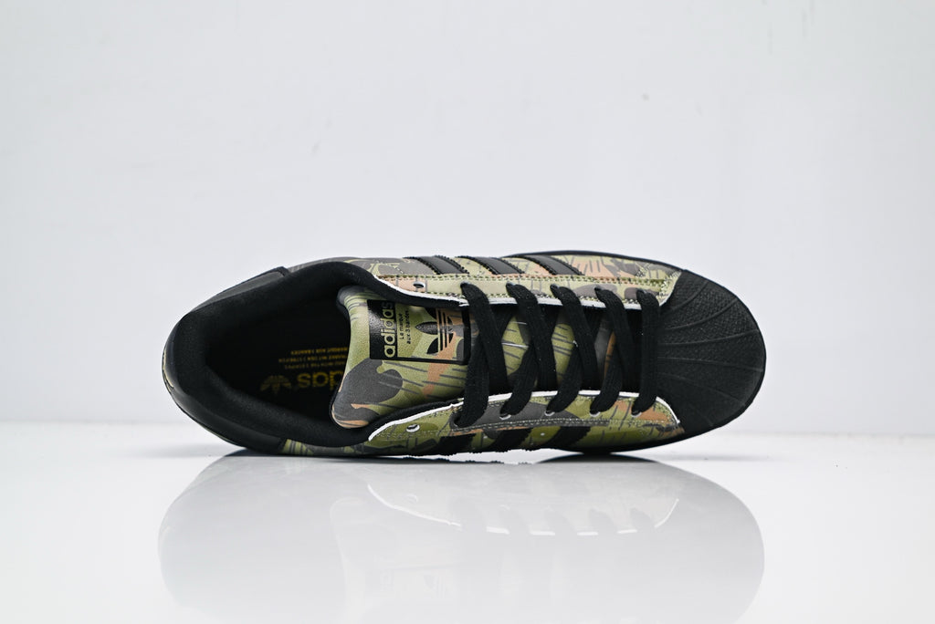 adidas Originals Superstar – Black Camo Print Shell Toe