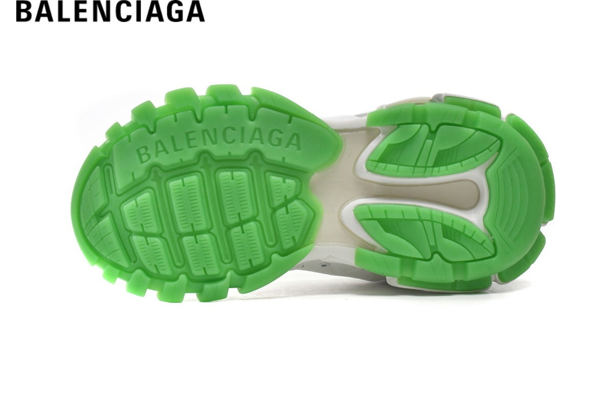 Balenciaga Track men's shoes  women sneakers - White & Green