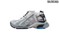Balenciaga Runner men's shoes  women sneakers – White, Silver & Multi
