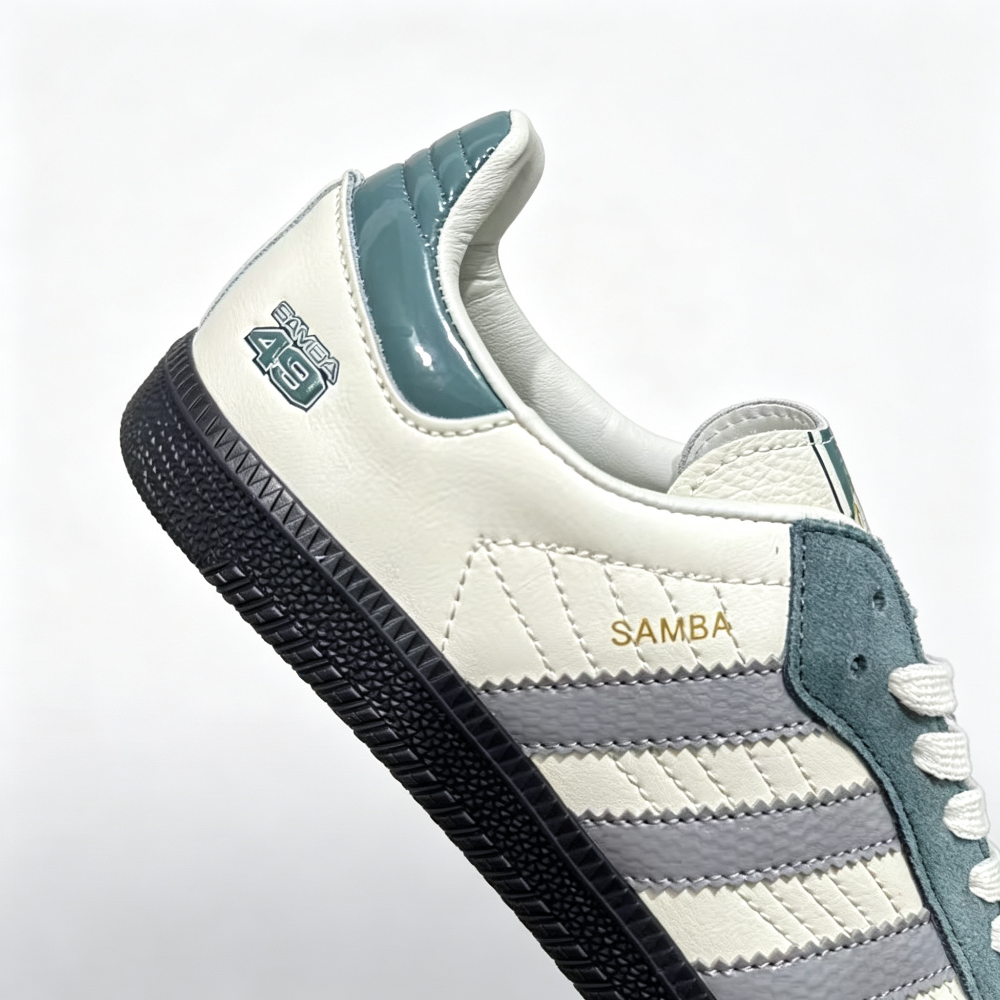 Adidas Originals Samba OG 'Off-White / Green / Grey'