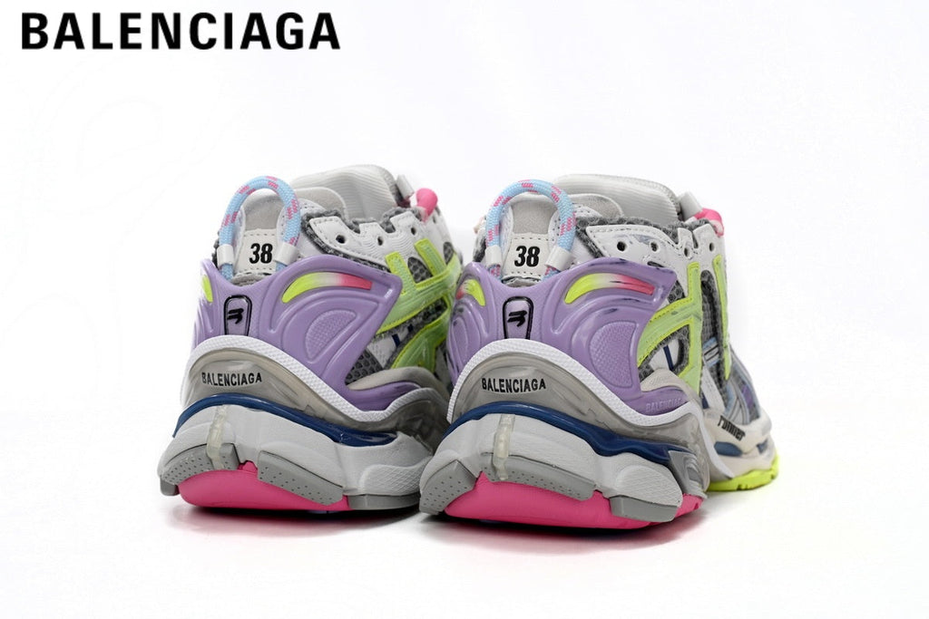 Balenciaga Runner men's shoes  women sneakers— Multicolor