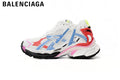 Balenciaga Runner men's shoes  women sneakers— White Multicolor