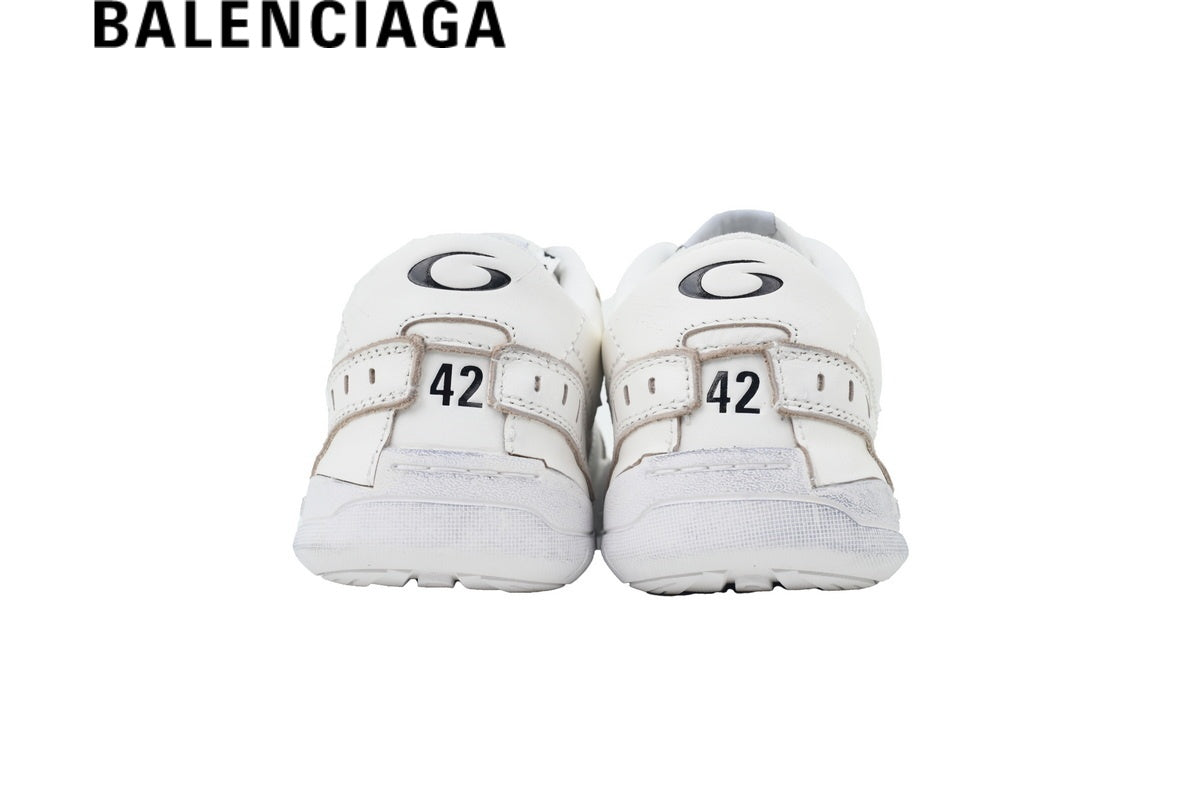 Balenciaga Skate men's shoes  women sneakers White