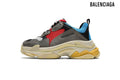 Balenciaga Triple S men's shoes  women sneakers Grey Red Blue Yellow