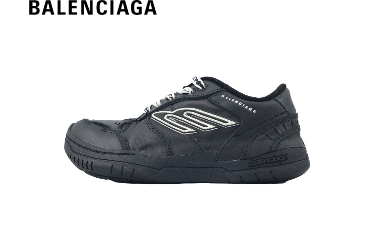 Balenciaga Skate men's shoes  women sneakers in Black and White