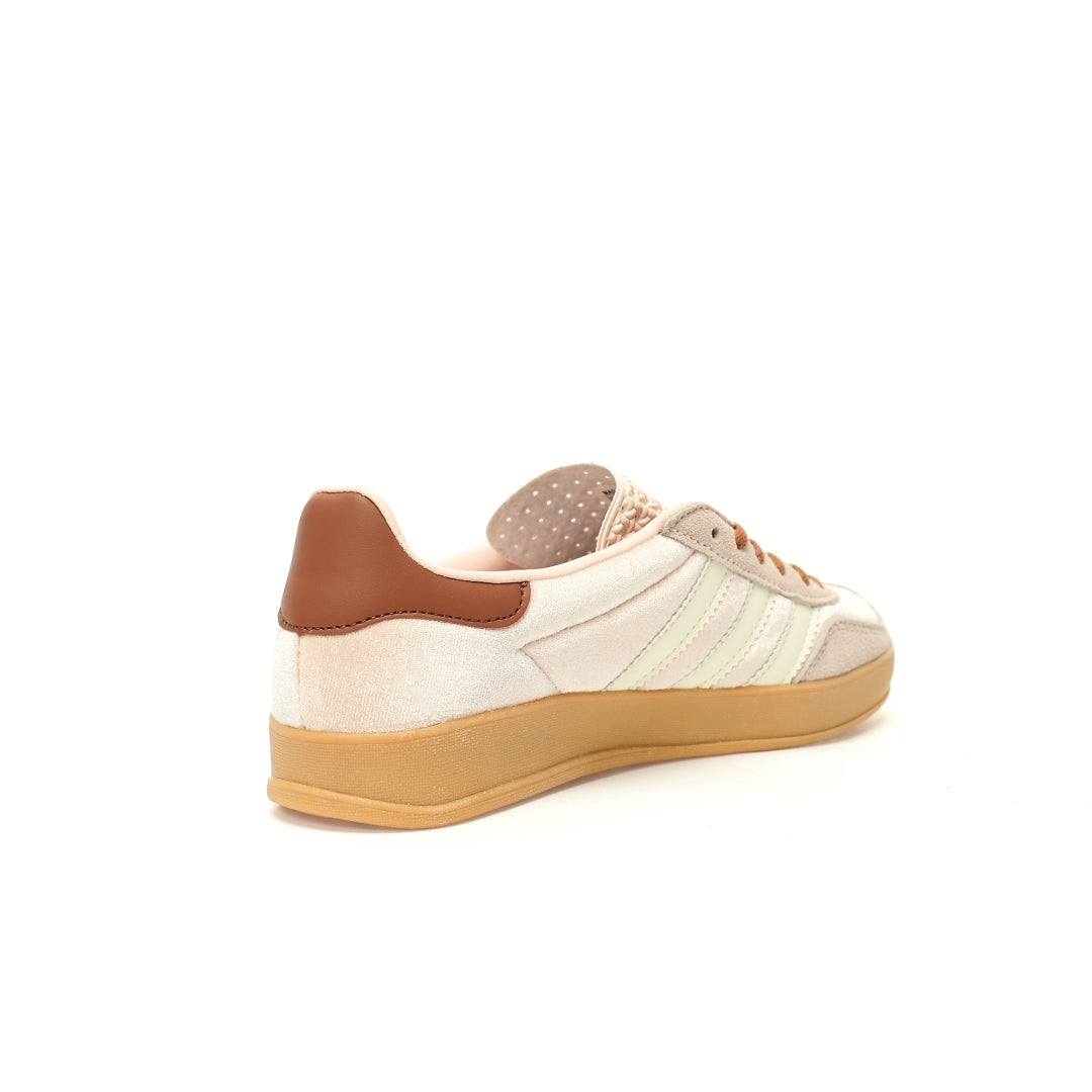 Adidas Originals Gazelle Indoor – Wonder Quartz / Cream Brown Gum Suede Low-Top Sneakers