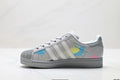 adidas Originals Superstar — Light Gray Multicolor Paint Splash | Shell Toe