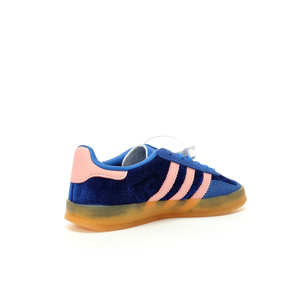 Adidas Originals Gazelle Indoor – Dark Blue / Pink Gum Suede Low-Top Sneakers