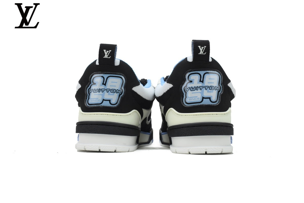 Louis Vuitton LV Skate Sneaker – Black, White & Light Blue