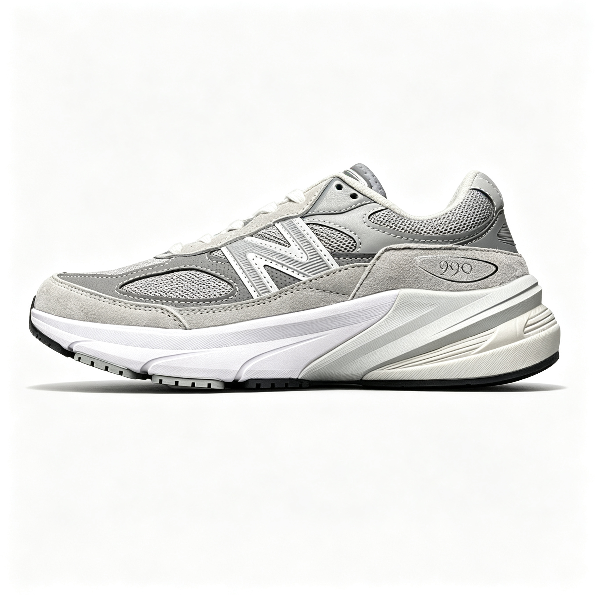 JJJJound x New Balance 990v3 Sneakers — Grey / White