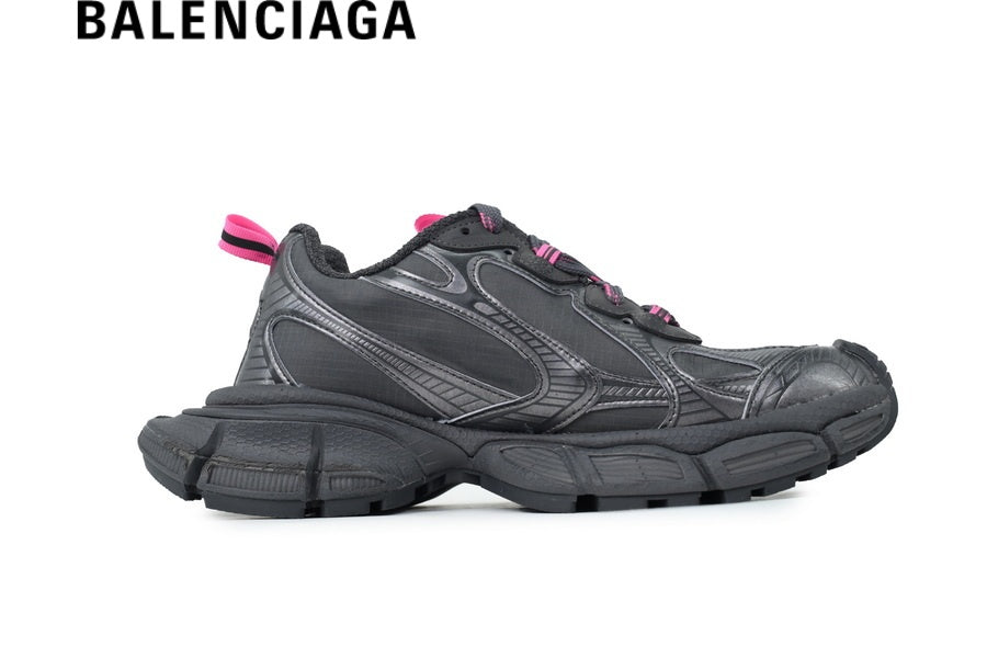 Balenciaga Runner men's shoes  women sneakers in Black and Pink
