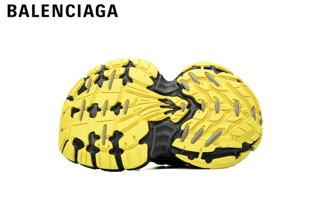 Balenciaga Cargo men's shoes  women sneakers— Dark Gray / Yellow