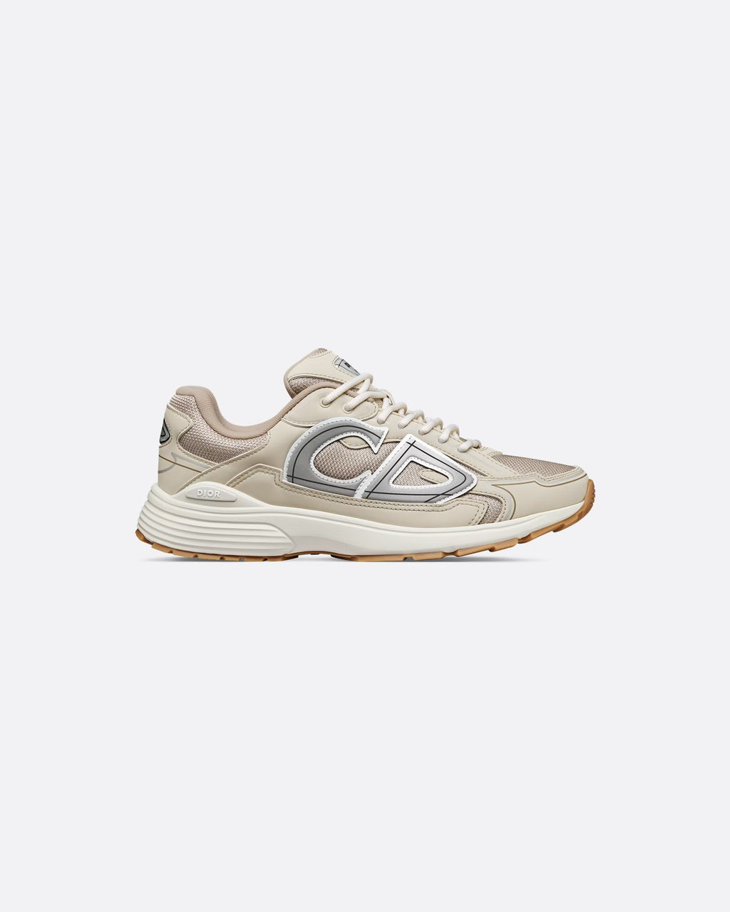 Dior B30 Women's & Men's Shoes - Beige / Cream / Silver / Gum Brown Sneakers