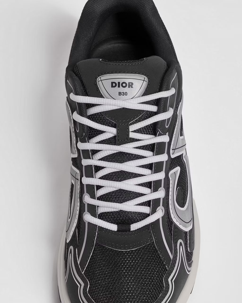 Dior B30 Women's & Men's Shoes - Black / Silver Grey / White / Cream Sneakers