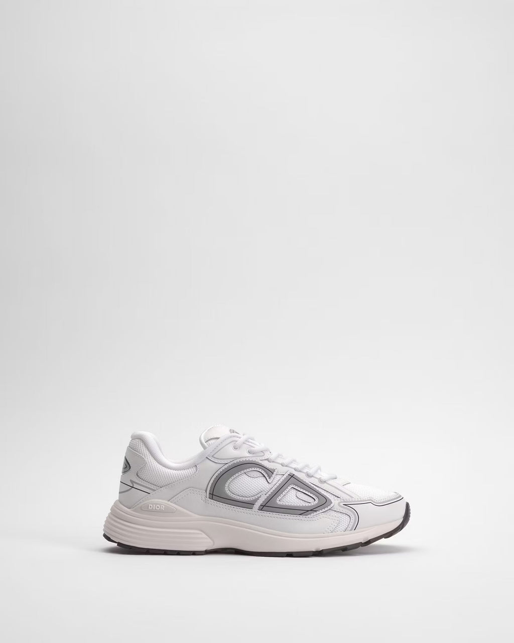 Dior B30 Women's & Men's Shoes - White / Silver Grey / Black Low-Top Sneakers