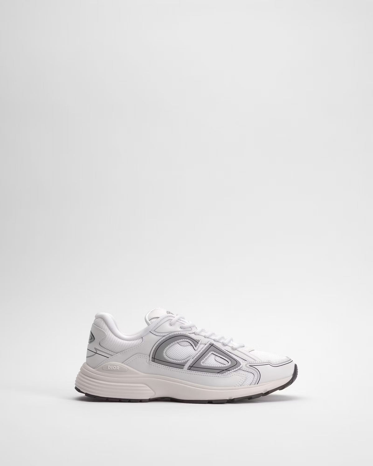 Dior B30 Women's & Men's Shoes - White / Silver Grey / Black Low-Top Sneakers