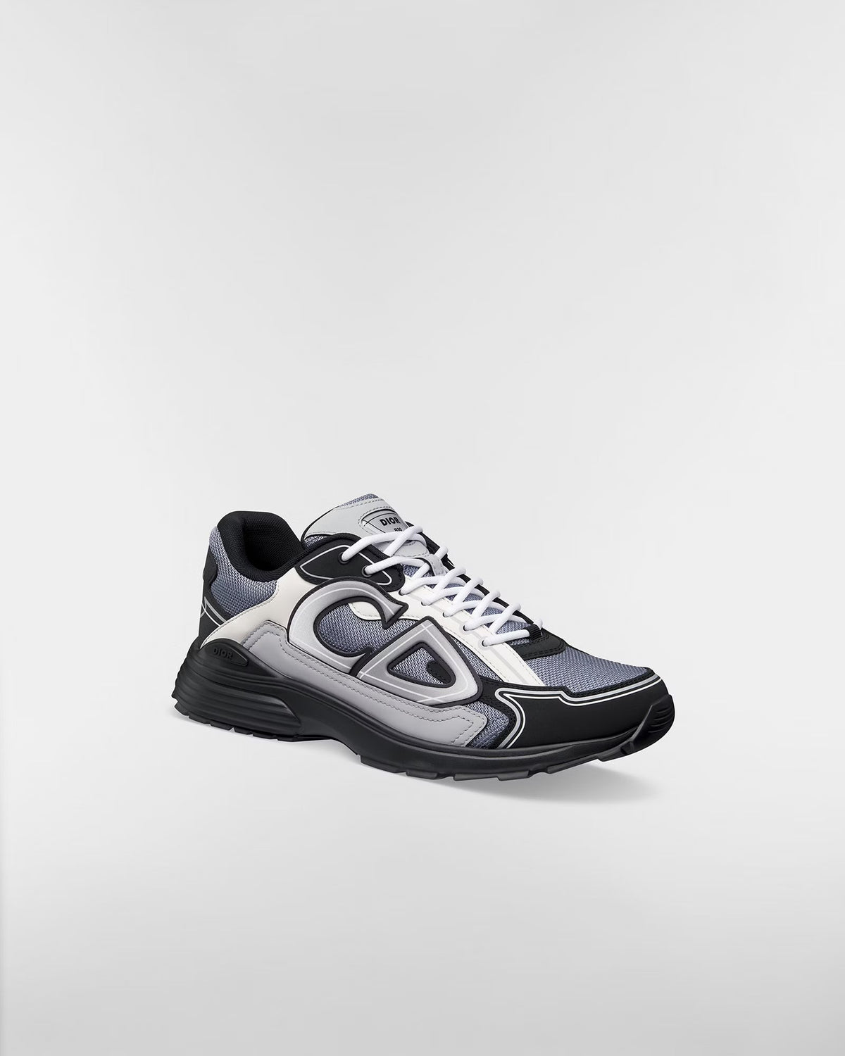 Dior B30 Women's & Men's Shoes - Black / Grey / White / Slate Blue Sneakers