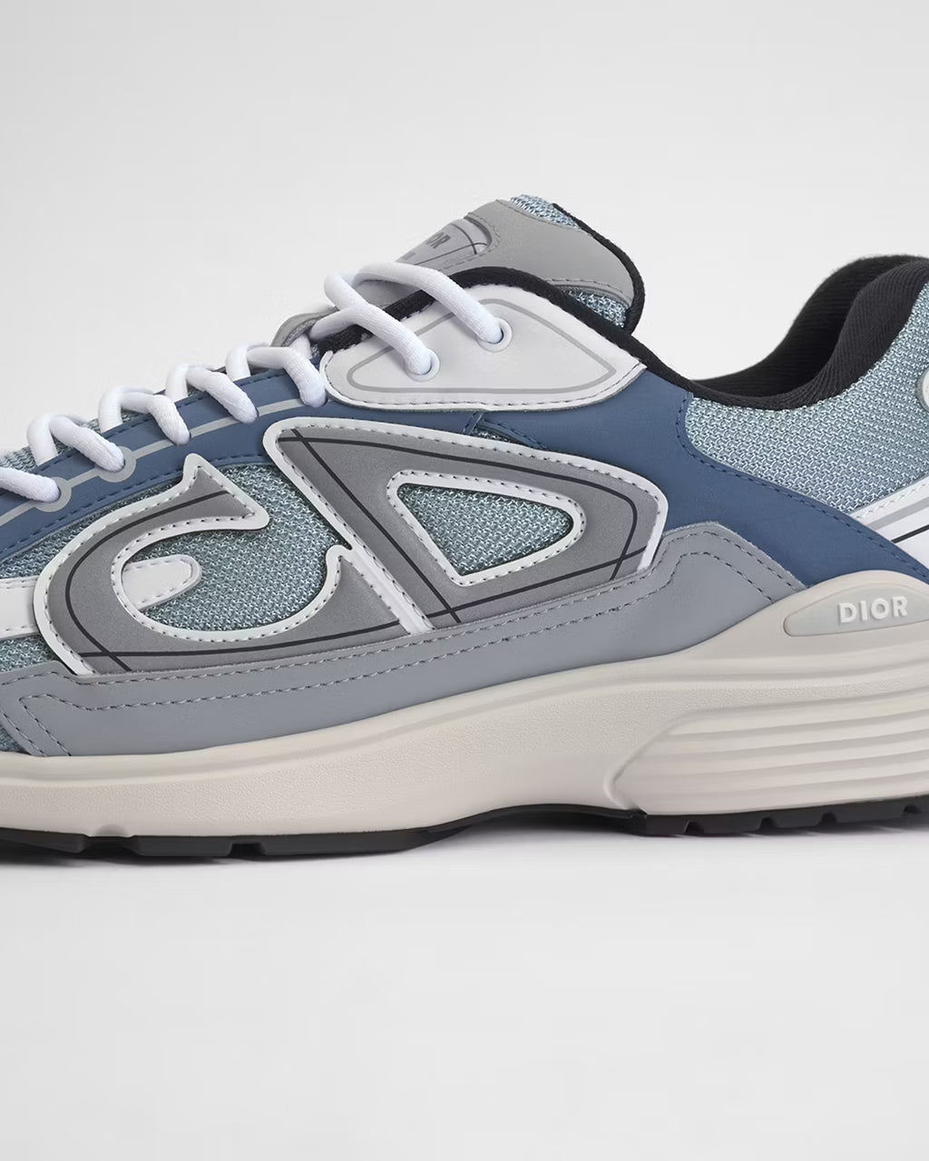 Dior B30 Women's & Men's Shoes - Slate Blue / Grey / White / Cream Sneakers