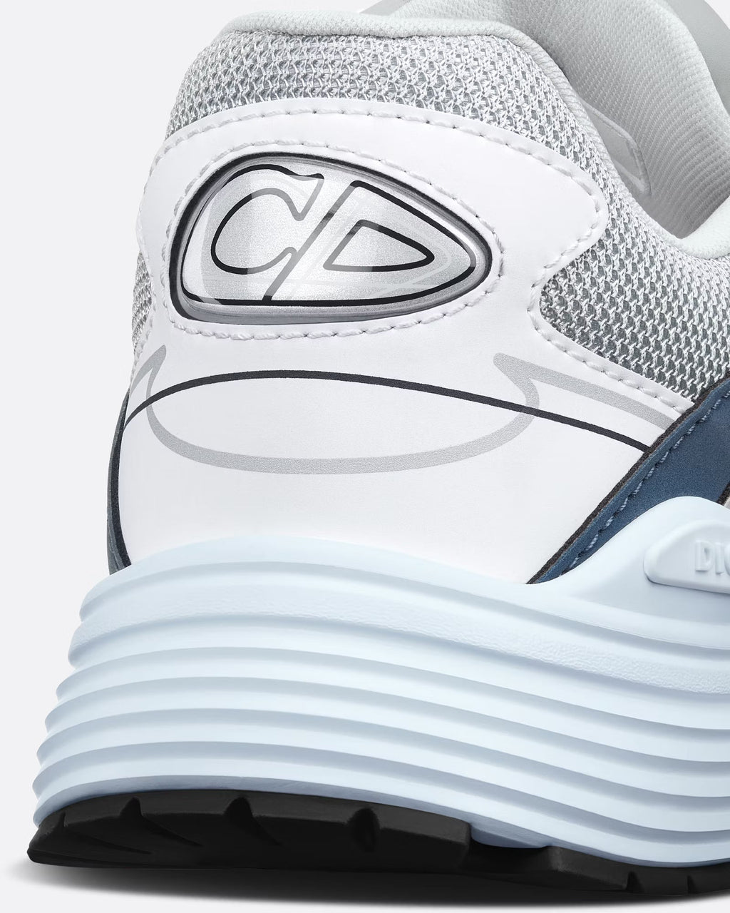 Dior B30 Women's & Men's Shoes - White / Silver Grey / Blue Sneakers