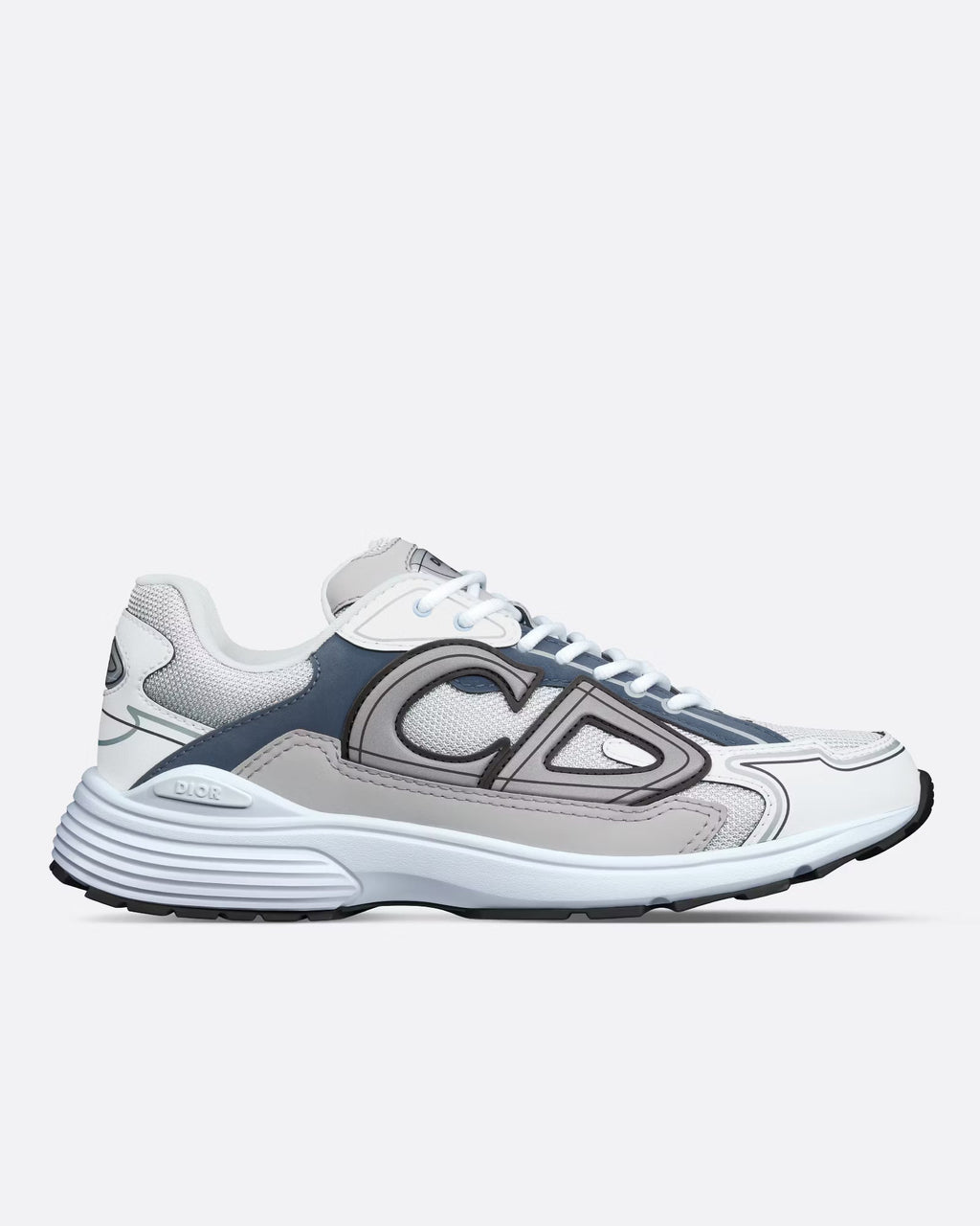 Dior B30 Women's & Men's Shoes - White / Silver Grey / Blue Sneakers