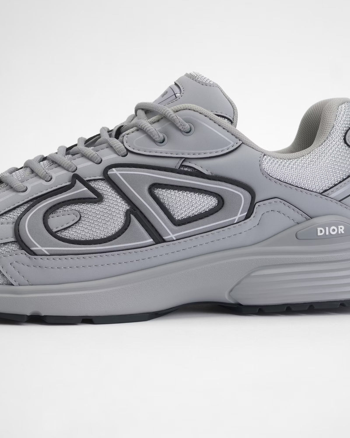 Dior B30 Women's & Men's Shoes - Grey / Silver / Black Low-Top Sneakers